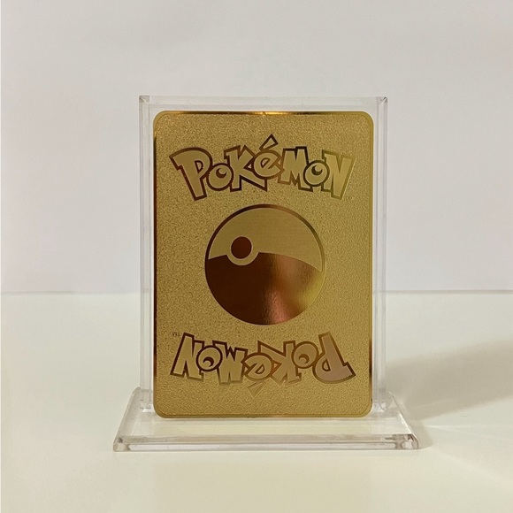Pokemon Japanese Psyduck & Eevee 286/SM-P & 287/SM-P METAL GOLD CARD Gift - Picture 4 of 4